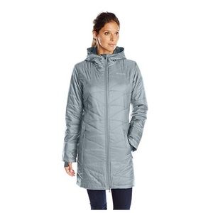 Columbia Omni-heat lite hood jacket silver gray